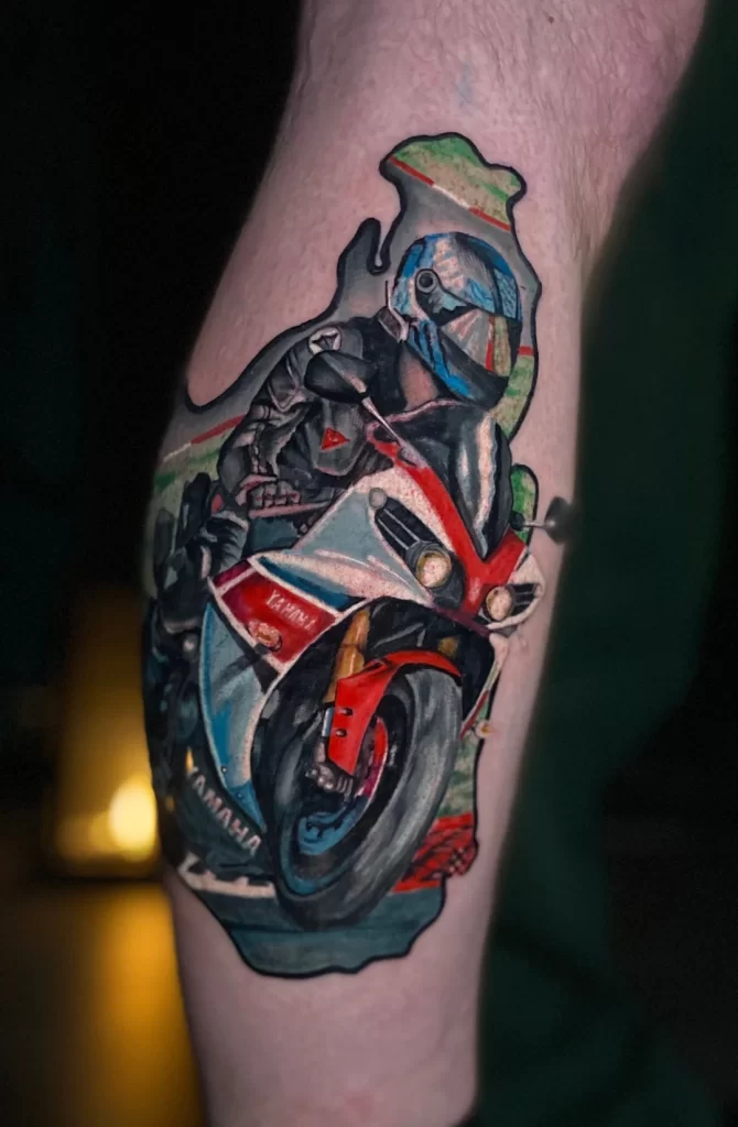 Destinytattoo.cz - neotrad motorka